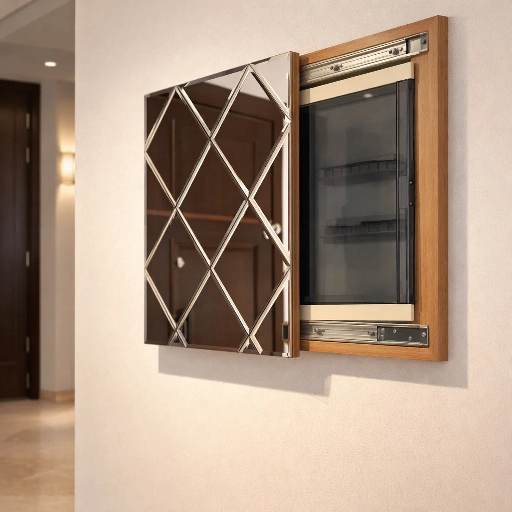 Couvercle de diffuseur miroir de luxe