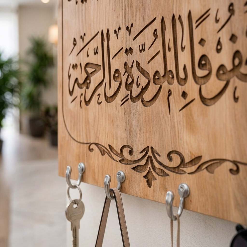 Transformez votre entrée en une œuvre d'art  grâce au couvre-benne décentralisateur spirituel 3 en 1