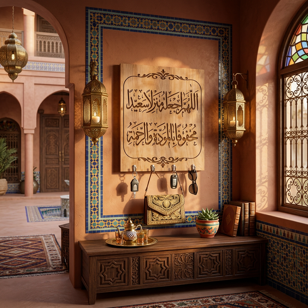 Transformez votre entrée en une œuvre d'art  grâce au couvre-benne décentralisateur spirituel 3 en 1