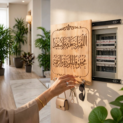 Transformez votre entrée en une œuvre d'art  grâce au couvre-benne décentralisateur spirituel 3 en 1