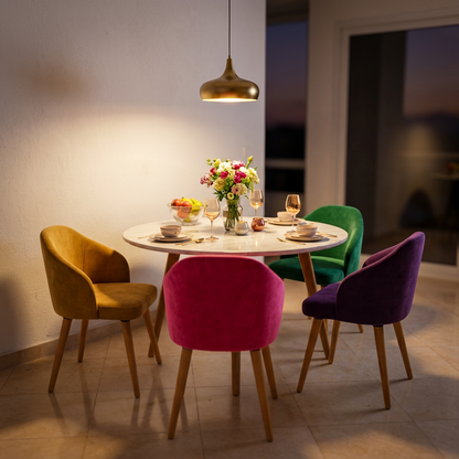 Un fauteuil luxueux une touche de luxe au premier coup d’œil.