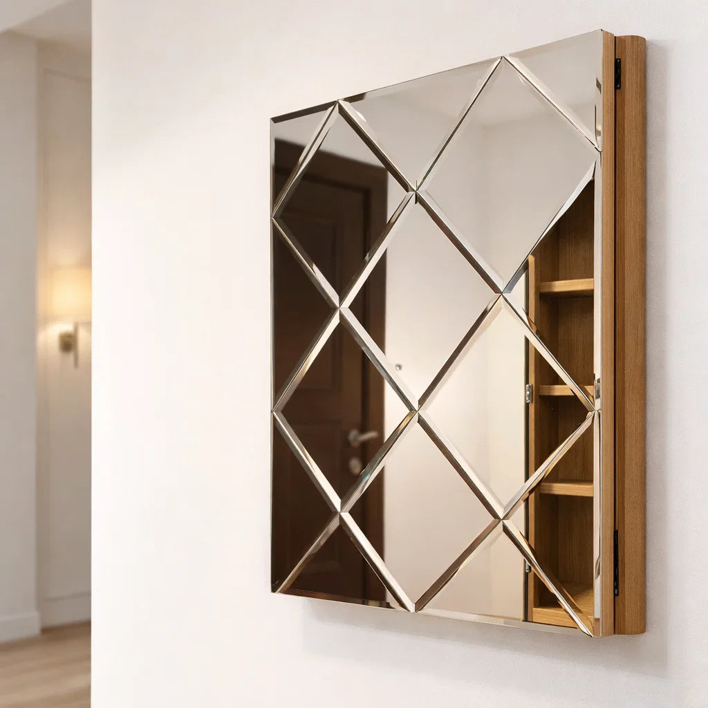 Couvercle de diffuseur miroir de luxe