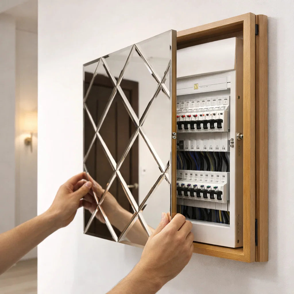 Couvercle de diffuseur miroir de luxe