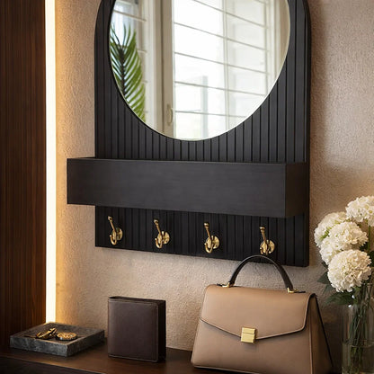 Organiseur de clés avec miroir, organisation élégante