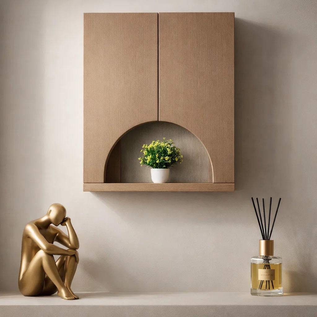 Couverture diagonale en bois de luxe