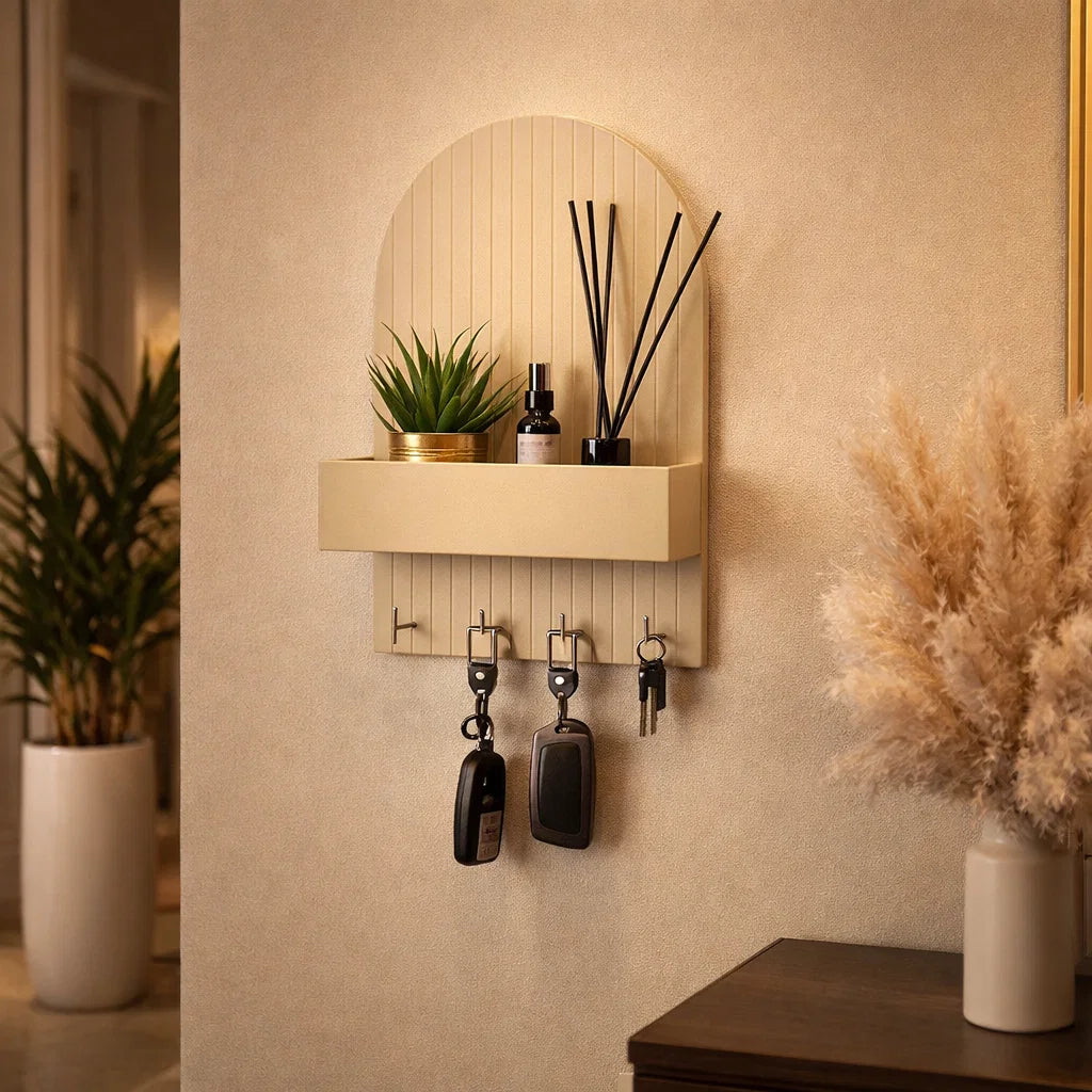 Un organisateur d'entrée pratique avec une touche de luxe