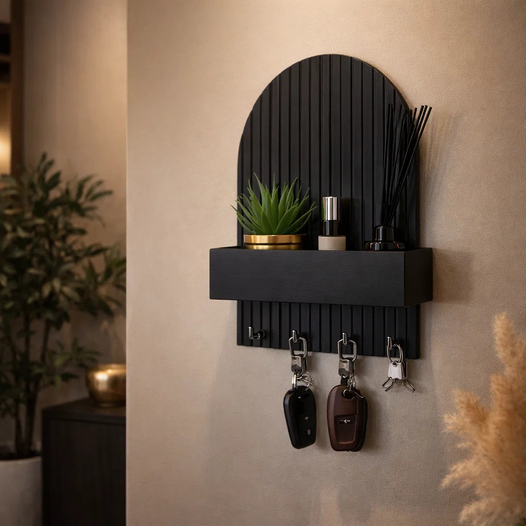 Un organisateur d'entrée pratique avec une touche de luxe