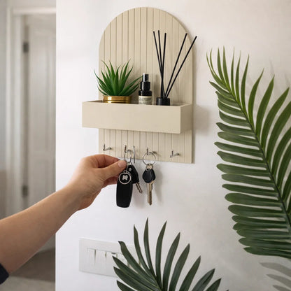 Un organisateur d'entrée pratique avec une touche de luxe