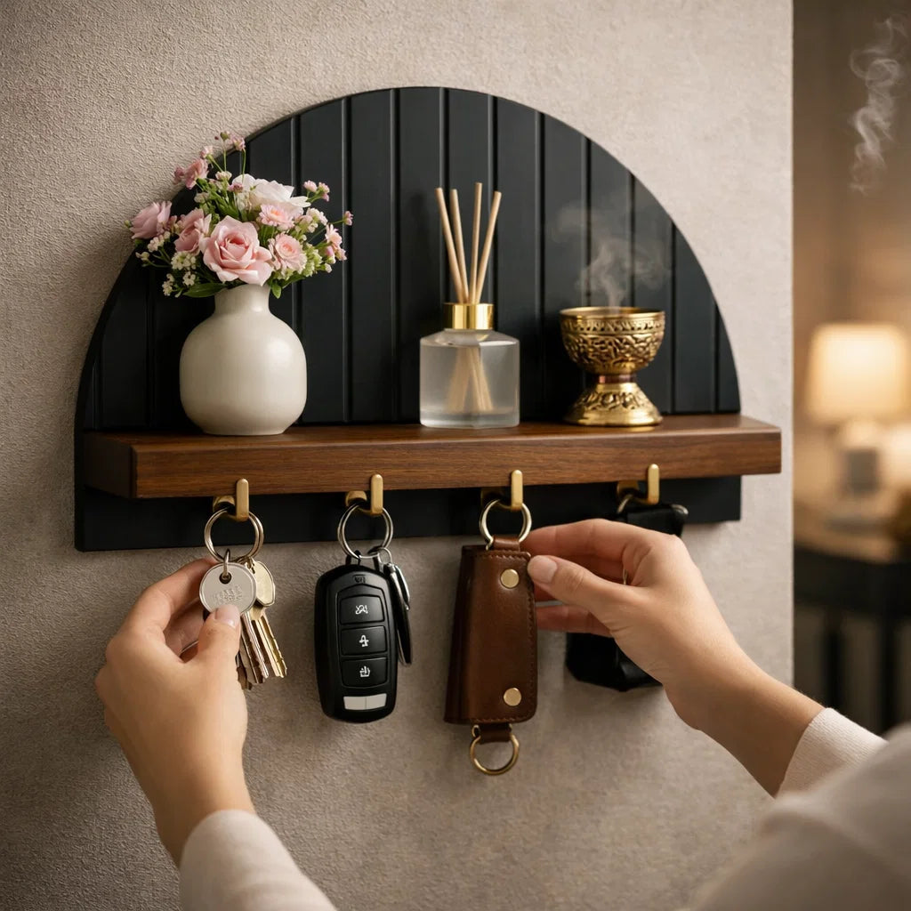 Un objet luxueux pour orner l'entrée de votre maison.