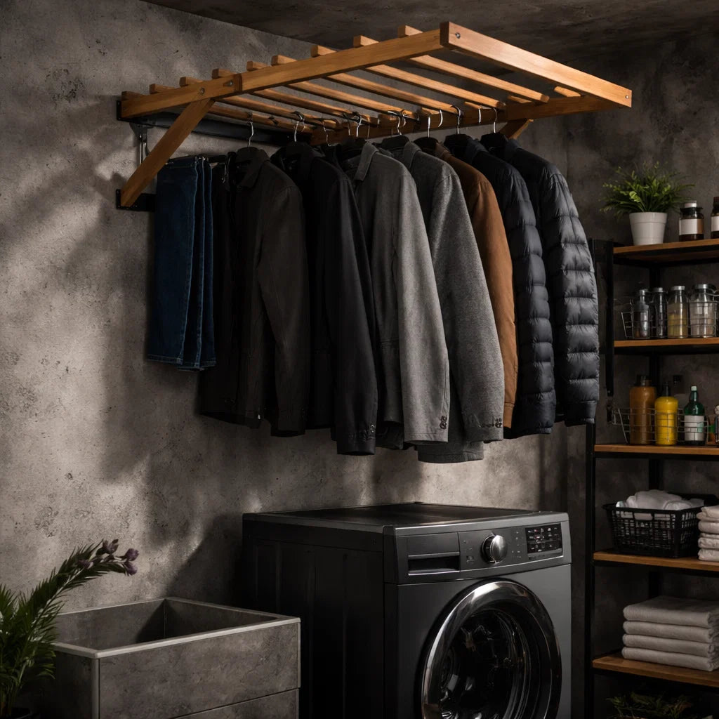 Scie murale pliante en bois 55 cm x 43 cm