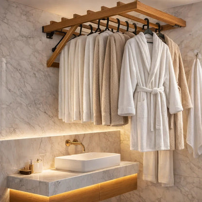 Scie murale pliante en bois 55 cm x 43 cm