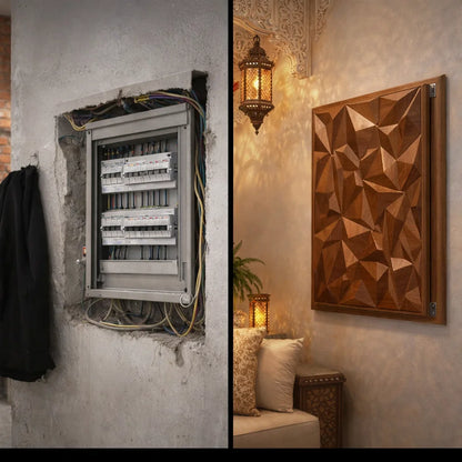 Couvercle de diffuseur miroir de luxe