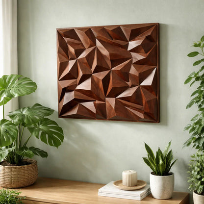 Transformez un boîtier électrique, défaut visible en un élément décoratif luxueux 50×50 cm