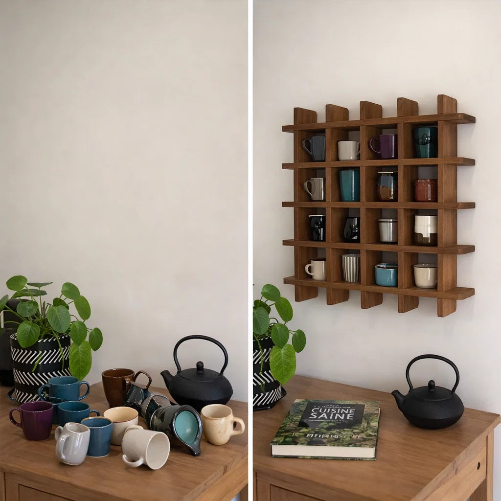 Dites adieu au désordre des tasses et rangez chaque chose avec élégance