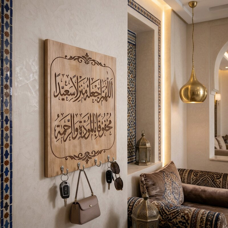 Transformez votre entrée en une œuvre d'art  grâce au couvre-benne décentralisateur spirituel 3 en 1